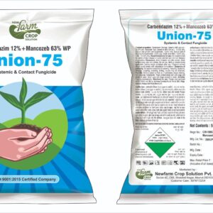 Carbendazim 12% + Mancozeb 63% WP Union-75 Systemic & Contact Fungicide
